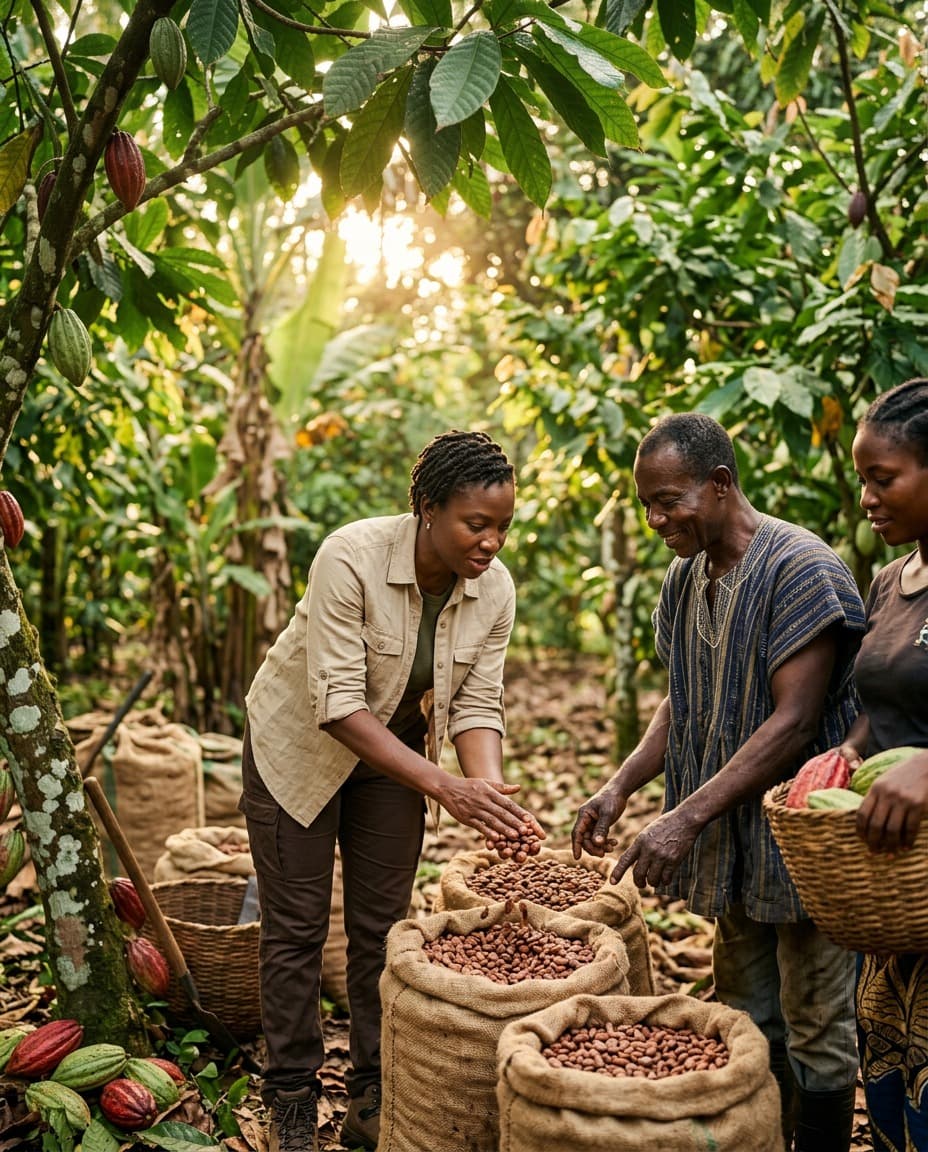 Sourcing des matières premières en Afrique de l'Ouest